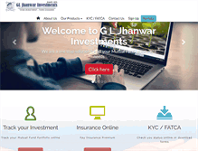 Tablet Screenshot of gljhanwarinvestments.com